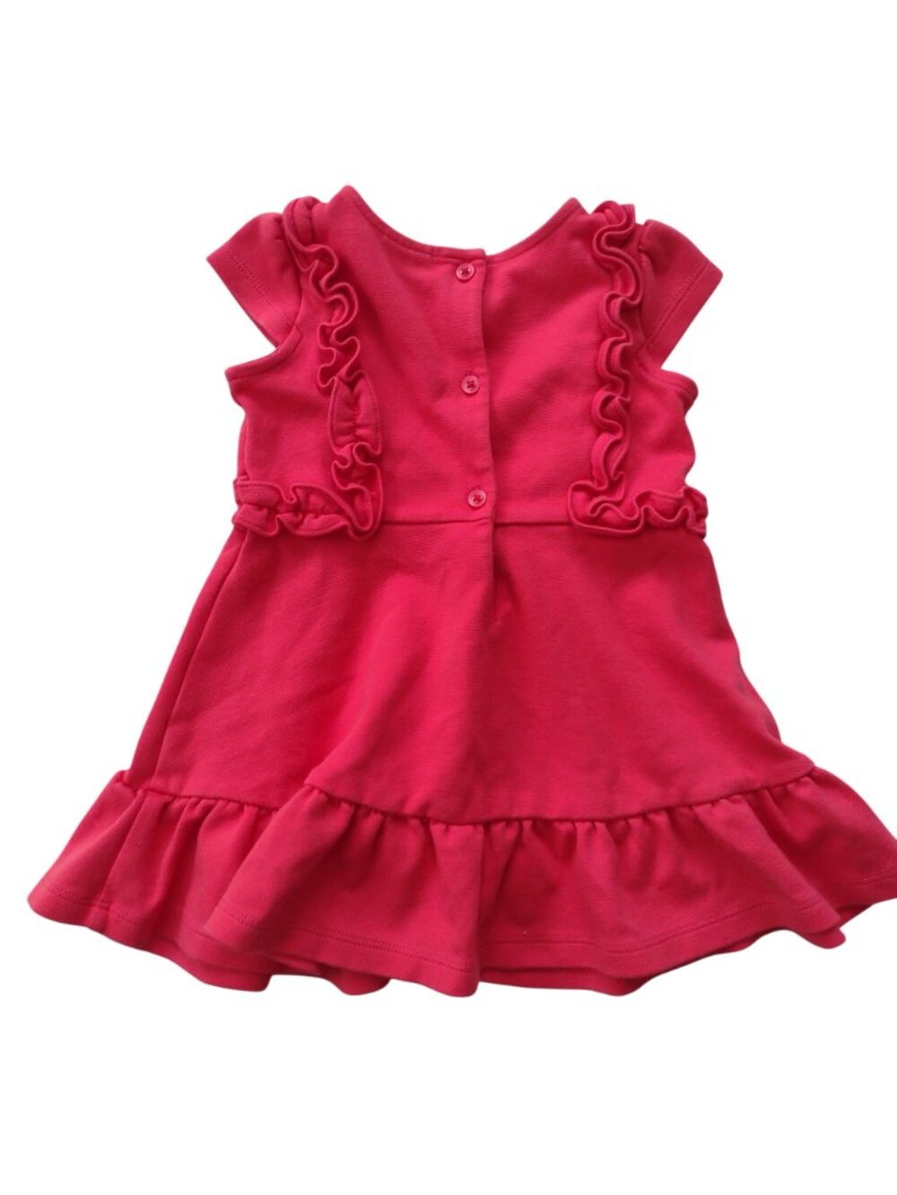 Janie and Jack Baby Girl Dresses 12-18M Set of 2 Cotton Blend Summer Sundresses - Picture 4 of 11